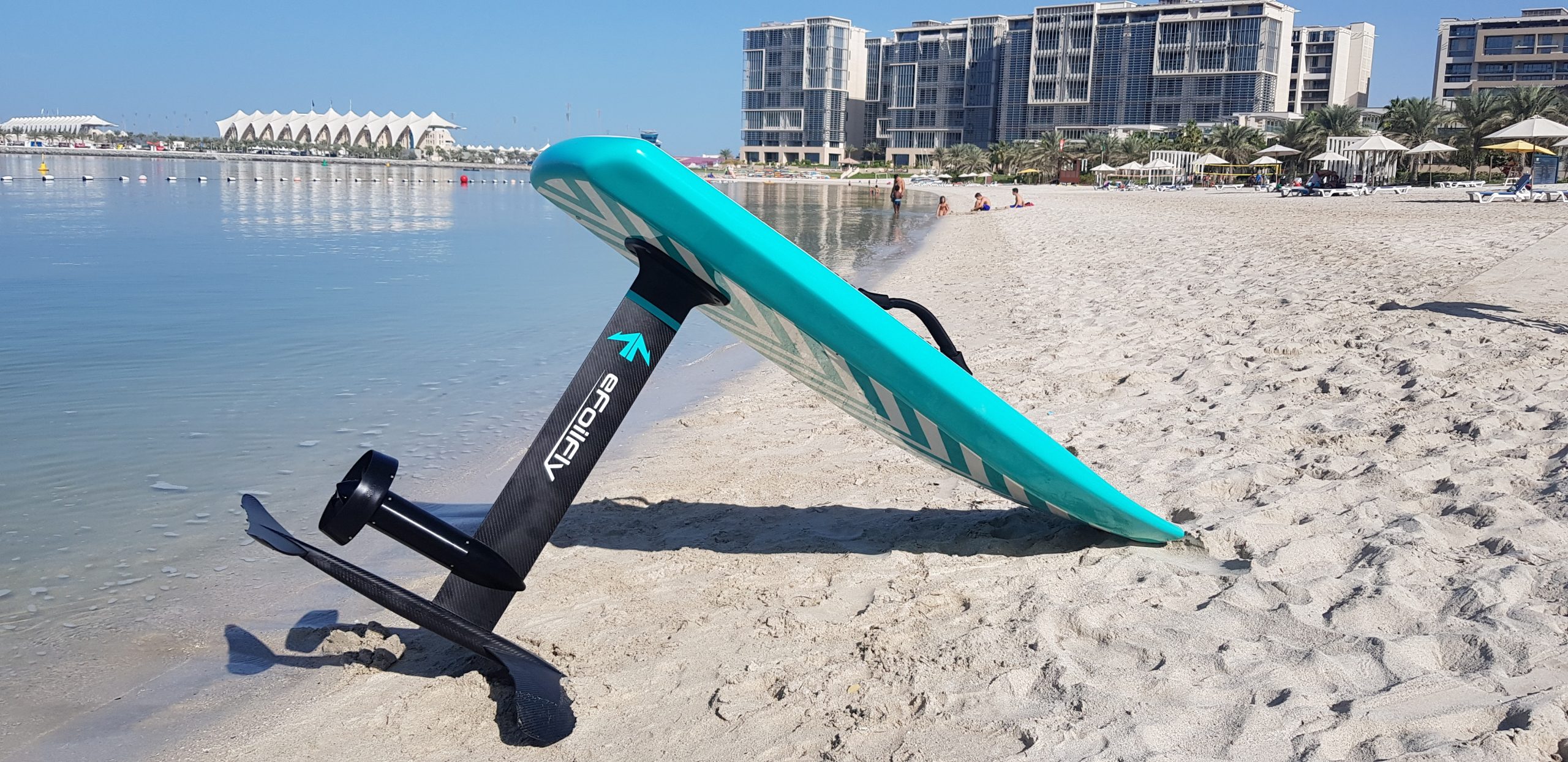 You can now rent our E-foils in Abu Dhabi